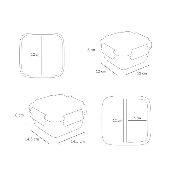 Tutete Desiatový box veľký Mouse Fairies TT-108638