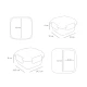 Tutete Desiatový box veľký Mouse Fairies TT-108638