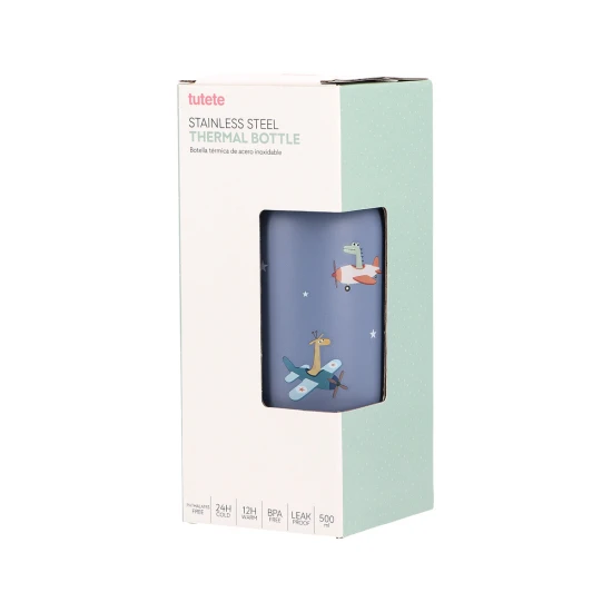 Tutete Fľaša nerezová 500 ml Lietadlá TT-109182