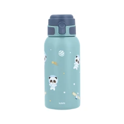 Fľaša nerezová 500 ml Pandy vo vesmíre