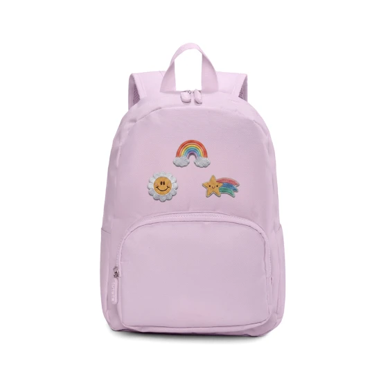Tutete Detský batoh so samolepiacimi textilnými nášivkami Lavender TT-109310