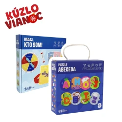 Vianočný set Puzzle Abeceda a Hádaj, kto som!