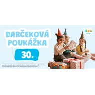 Darčeková poukážka 30 €