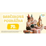 Darčeková poukážka 70 €