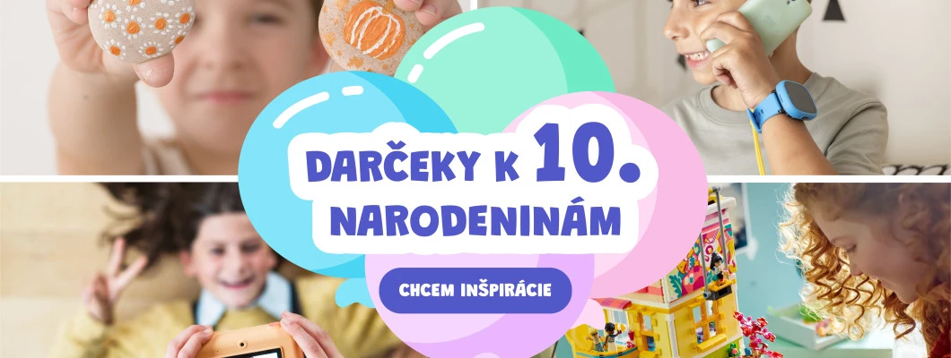 10. narodeniny ako veľký míľnik: Darčeky, ktoré potešia školákov