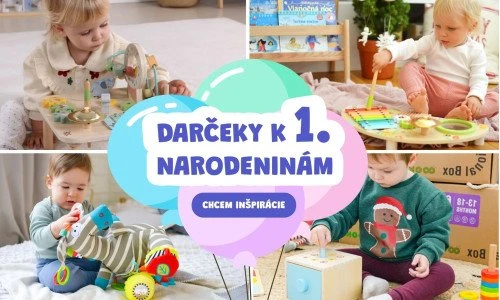 Toto sú najobľúbenejšie darčeky na 1. narodeniny