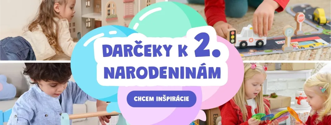 Viete, čo sú najlepšie darčeky na 2. narodeniny? Viete, čo sú najlepšie darčeky na 2. narodeniny?