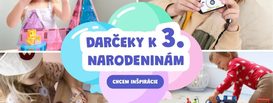 Spoznajte najvyhľadávanejšie darčeky na 3. narodeniny Spoznajte najvyhľadávanejšie darčeky na 3. narodeniny