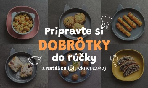 RECEPTY: Dobrôtky do rúčky @peknepapkaj