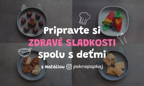RECEPT: Zdravé sladkosti @peknepapkaj