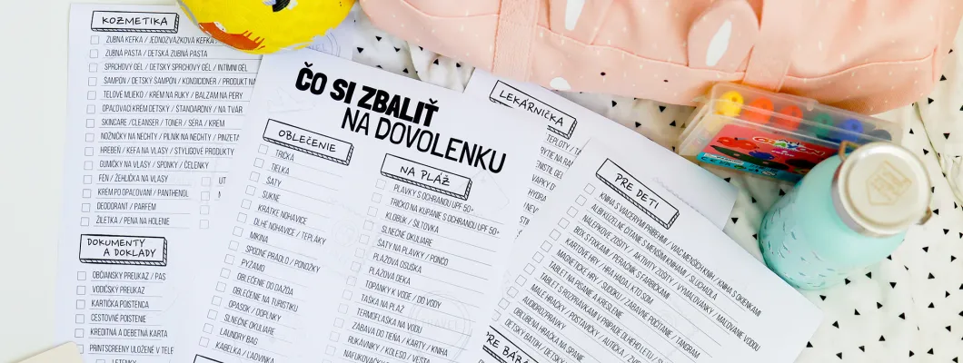 Stiahnite si: Čo si zbaliť na dovolenku Stiahnite si: Čo si zbaliť na dovolenku