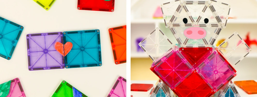 Valentínska zábava s Magna Tiles Valentínska zábava s Magna Tiles