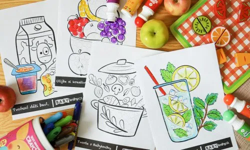 Stiahnite si: Omaľovánky Zdravá výživa