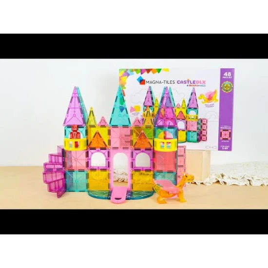 Magnetická stavebnica MAGNA-TILES pre malé princezné.