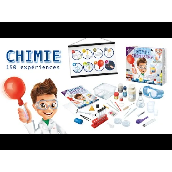 Chemické laboratórium je experimentálna súprava pre malých vedcov. 