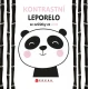 Kontrastní leporelo se zvířátky ze ZOO