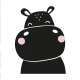 Kontrastní leporelo se zvířátky ze ZOO
