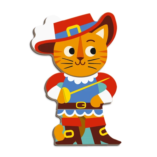 Magnetická kniha pre deti: Skladajte a tvorte vlastné rozprávkové postavičky.