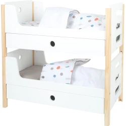 Drevená poschodová postieľka