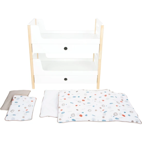 Drevená poschodová postieľka