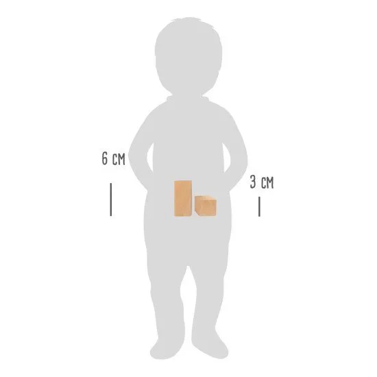 Drevené kocky Safari