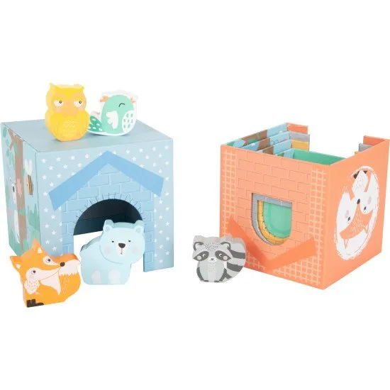 Kocky pyramída so zvieratkami Pastel