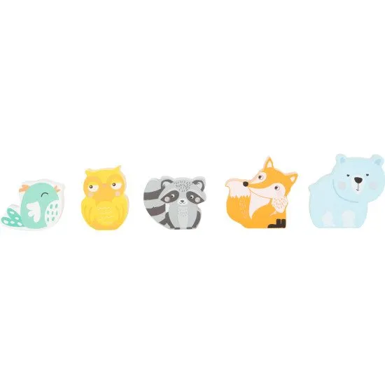 Kocky pyramída so zvieratkami Pastel