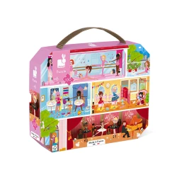 Puzzle v kufríku Škola baletu 100ks