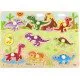 Vkladacie puzzle Dinosaury 