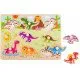 Vkladacie puzzle Dinosaury 