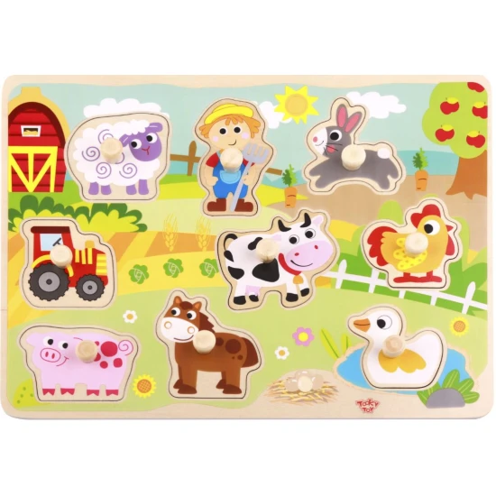 Vkladacie puzzle Farma 