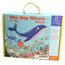 Tvarované puzzle Veľryba 30 ks