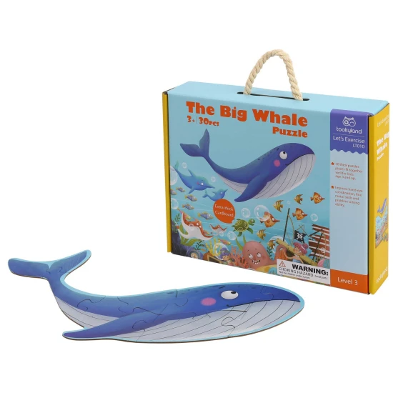 Detské puzzle s motívom veľryby
