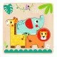 Vkladacie viacvrstvové puzzle Zvieratá