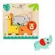 Vkladacie viacvrstvové puzzle Zvieratá