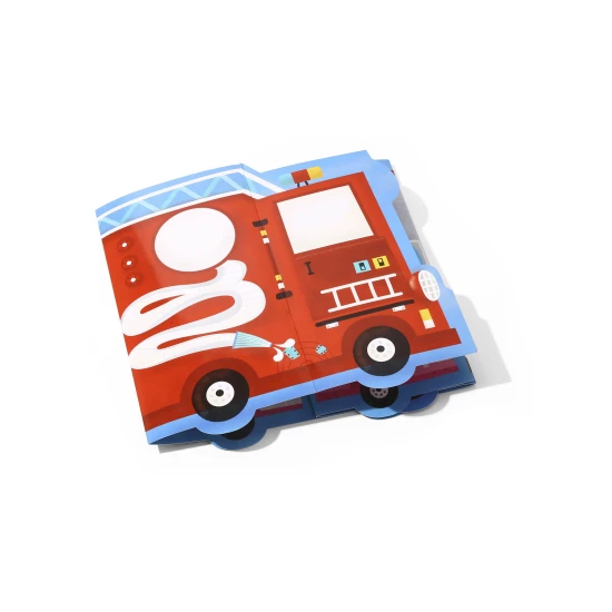 Kreatívna sada samolepky pre deti Zmrzlinárske a Hasičské auto