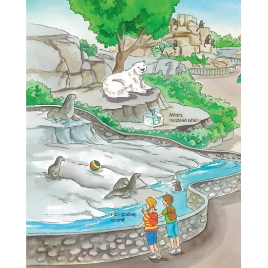 Zvířátka v ZOO - kniha so 16 magnetkami (CZ)