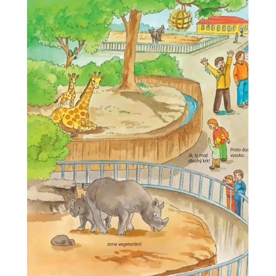 Zvířátka v ZOO - kniha so 16 magnetkami (CZ)