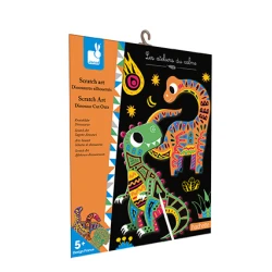 Vyškrabovacie obrázky - Dinosaury