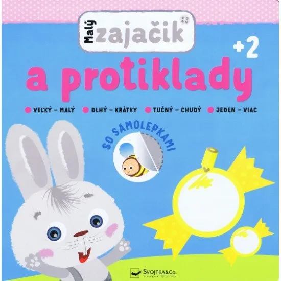 V tejto knižke nájdu naši najmenší malého zajačika a plno jednoduchých aktivít. 