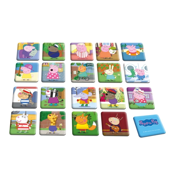 Klasická pamäťová hra s obľúbenou postavičkou Peppa Pig.