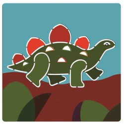 Kresliace šablóny Dinosaury