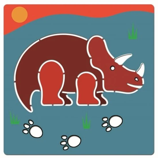 Kresliace šablóny Dinosaury