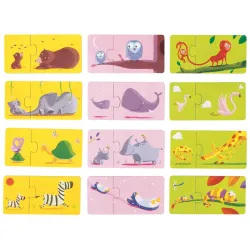 Puzzle duo Mláďatká 