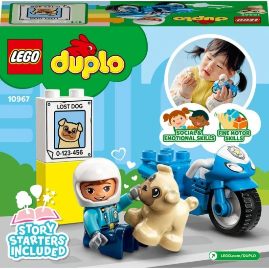 LEGO DUPLO 10967 Policajná motorka