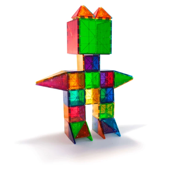 Originální 100 dílná magnetická stavebnice Magna-Tiles.