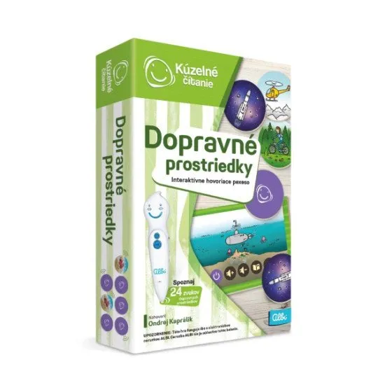 Pexeso: Dopravné prostriedky Kúzelné čítanie