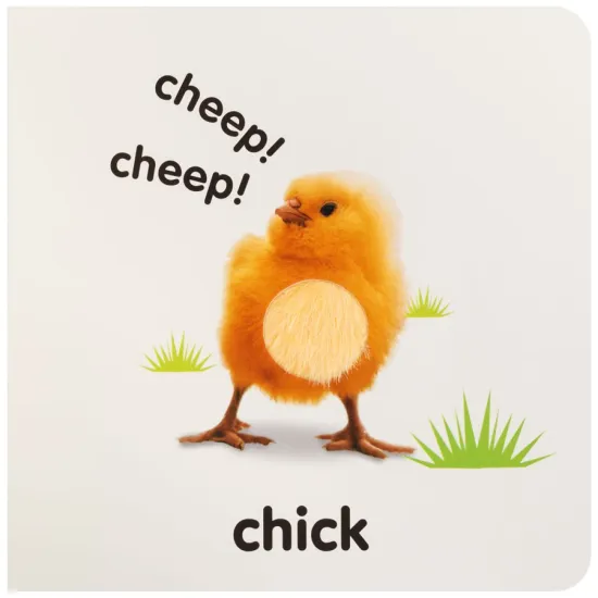 Leporelo Baby Animals rozšíri vašemu bábätku slovnú zásobu o to, ako sa volajú mláďatká známych zvieratiek. 