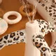 Nafukovací bazén so šmykľavkou Beige Leopard 210 cm