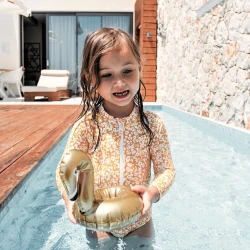 Nafukovací držiak na pohár Labuť zlatá